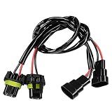 HUIQIAODS 9006 9005 HB3 HB4 Sockets Male Female Adapter Extension Cord
