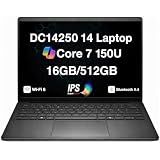 Dell 14 Laptop, DC14250, 14" FHD+ IPS, Intel Core 7 150U, 16GB, 512GB