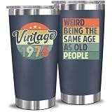 NewEleven 50th Birthday Gifts For Men Women - 50th Birthday Decorations For Him Her - Present For Men Women Turning 50 Year Old Gifts For Mom, Dad, Wife, Husband - 20 Oz Tumbler