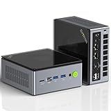 GMKtec Gaming Mini PC AMD Ryzen 7 PRO 6850H(Turbo 4.7GHz) 32GB DDR5 1TB SSD Dual NIC LAN 2.5G Dual USB-C 4.0/ HDMI 2.1 DP/WiFi 6 BT5.2/ Dual Fan