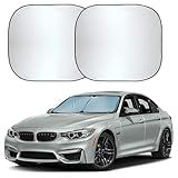 Autovir Car Windshield Sun Shade Foldable | Front Windshield Shade for Sun, Heat and UV Rays | Sunshade for Car Front Window and Interior Sun Protection | Medium (28 x 31 inches)