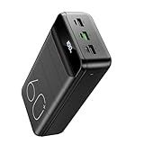 LQHUE Power Bank 60000mAh 22.5W Fast Charging Portable Charger with Flashlight, 4 Outputs & 3 Inputs LED Display Huge Capacity External Battery Pack for Most Electronic Devices on The Market