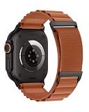 Alpine Loop Compatible With Apple Watch Ultra 3/Ultra 2/Ultra, 49mm 46mm 45mm 44mm 42mm 41mm 40mm 38mm Alpine Nylon Watch Band for iWatch Ultra/SE 3/SE 2/SE Series 11 10 9 8 7 6 5 4 3 2 1 (A-Terra Cotta, 44/45/46/49/42mm-(Series 1/2/3))