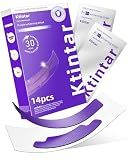 Ktintar 28 Strips Purple Teeth Whitening Strips, Color Correcting Purple Whitening Strips for Sensitive Teeth, Removes Yellow Stains, Enamel Safe, 30 Min Treatment, 14 Treatments