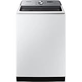 Samsung 5.4 Cu. Ft. Smart Top Load Washer with Active Wave Agitator in White