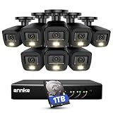 ANNKE 3K Lite Wired Security Camera System Outdoor, 8X 2MP Cameras, 1TB HDD
