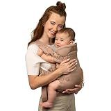 Infantino Flip Luxe 4-in-1 Baby Carrier Ergonomic 7-35 lbs, Affogato