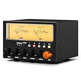 Nobsound D5 4-Way Audio Switch: 5-Band HiFi Stereo EQ Preamp & RCA Splitter w/VU Meter & Headphone Amp for Home Theater/Studio/DJ