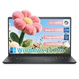 Dell 15 Laptop DC15250, Intel Core i7-1355U (UP to 5.0 GHz), 15.6 FHD Display, 32GB RAM, 1TB SSD, Backlit Keyboard, Fingerprint, Lifetime Windows 11 Pro for Business & Students