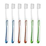 Frekare Extra Soft Toothbrushes for Adults, with 10000 Micro Nano Bristles, for Sensitive Teeth and Gum Recession (Compact Head, 6 Count)