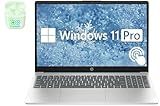 HP 15.6" FHD Touchscreen Business & Student Laptop, 32GB RAM 1TB SSD, 8-Cores Intel Core i3, Windows 11 Pro Laptop with Microsoft Office Home & Business Included, PLUSERA Earphones, Moonlight Blue