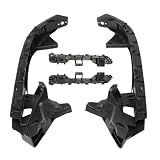 Headlight and Front Bumper Bracket Mount Support Retainer Kit for Accord 2013-2017 Left Right Side Set of 4 Replace 71190-T2A-A01, 71140-T2A-A01, 71198-T2A-A01, 71193-T2A-A01