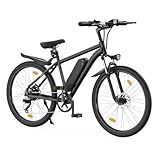 AYOLNY Electric Bike for Adults 750W Peak, 26" Mountain E-Bike, 55 Miles + 20MPH Adult Electric Bicycles for Road Sand Mountain (Ebike, Black)