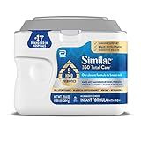 Similac 360 Total Care Infant Formula, Has 5 HMO Prebiotics, Our Closest Prebiotic Blend to Breast Milk, Non-GMO, Baby Formula Powder, 20.6-oz Tub