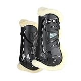 Shires Arma Carbon SupaFleece Tendon Boots (Black, Full)