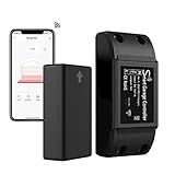 AGSHOME Smart Garage Door Opener Remote (2nd Gen), Universal Wi-Fi Garage Door Controller, wirling-Free, APP Control, Compatible with Alexa, Google Assistant, Siri, No Hub Needed