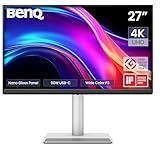 BenQ MA270UP 27” 4K 3840x2160 Monitor for MacBook® Pro/Air, Dual USB-C, 90W Power Delivery, Mac Color Match, USB Hub, Brightness & Volume Control on Mac, Height & Tilt Adjustable Stand, P3 Color Gamut