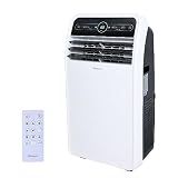 Shinco 12,000 BTU（7,500 BTU SACC) Portable Air Conditioner, Portable AC Unit with Built-in Cool, Dehumidifier&Fan Modes for Room up to 450 sq.ft, with Remote Control, 24 Hour Timer, Installation Kit