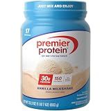 Premier Protein 30g High Protein Powder, 100% Whey, Vanilla, 17 Servings