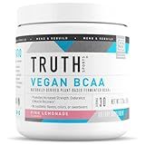 Truth Nutrition Vegan BCAA Powder- 2:1:1 Ratio Natural BCAAs Amino Acids Powder for Energy, Muscle Building, Post Workout Recovery Drink for Muscle Recovery (Pink Lemonade, 30 Servings)