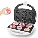 DSP Mini Donut Maker - Non-Stick, 6 Donuts, Cool-Touch