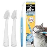 Jasper Microbrush Cat Toothbrush, Vet Approved for Felines & Small Dogs