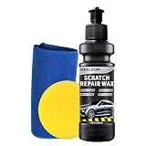 SHIELDOM Car Scratch & Swirl Remover Vehicles Scuff Removal Paste Automobile Scratches Repair Rubbing Compound for Auto Paint Restorer Set with Buffer Pad & Towel 5 fl. Oz.