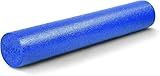 Yes4All Medium Firm Round PE Foam Roller for Pilates, Yoga, Stretching, Balance & Core Exercises - 4 Sizes 12/18/24/36-inch