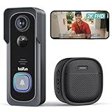 BOIFUN Doorbell Camera Wireless – No Subscription Required, 2K HD, 166° Wide View, 2.4 GHz Wi‑Fi Only, HDR Night Vision, Motion Alerts, Two‑Way Audio & Battery Video Doorbell with Chime