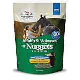Manna Pro Bite-Size Nuggets Horse Treats, Pocket-Size Training & Reward Treats with Vitamins & Minerals, Alfalfa & Molasses Flavor, 1 lb