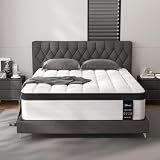 LETMOON 12 Inch California King Mattress, Hybrid Pocket Spring Medium