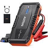 AstroAI S8 Car Battery Jump Starter 1500A – Portable 12V Lithium Jump Box with 3 Mode Flashlight, Power Bank & Smart Jumper Cables - for 6.0L Gas and 3.0L Diesel Engines