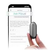 Plaud NotePin Voice Recorder, AI Voice Recorder, App Control, AI Notetaker, AI Transcribe & Summarize, Support 112 Languages, 64GB Audio Recorder for Lectures, Meetings, Cosmic Gray, Non-S Version