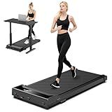 Walking Pad Treadmill for Home - Under Desk Walk Pads with Remote Control Mini Running Portable Electric Machine Adjustable Slim Compact with 0.6-4.0MPH Max up 220 Lbs Modes for Office Small Spaces