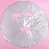 400-Pack Disposable Face Mask Sheets DIY Transparent Plastic Facial Wrap for Enhanced Skincare & At-Home Spa Skincare Preservative DIY Clear Spa Facial Sheet Mask Thin Plastic Wrap Moisture Retention