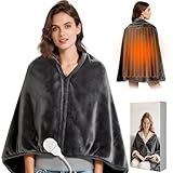 Extra Large Heating Pad for Back Pain Period Cramps Relief, King Size 59x35 Full Body Wrap Around Electric Heat Pad, Plug in Wearable 2 in 1 XXL Heat Cloak, Gift for Women Men Elders Home Office Use