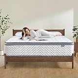 Lynnbery 14 Inch King Size Mattress in a Box, Hybrid Cooling Gel Memory Foam & Pocketed Coils, Medium Firm, CertiPUR-US Certified, Pressure Relief, Motion Isolation