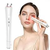 Eye Lift Wand, 2 in 1 Under Eye Red Light Therapy Device with Rotation & Vibration for Dry Eyes, Dark Circles, Puffiness and Face, Eye Massager Wand & Face Sculpting Tool for Fine Lines and Wrinkles