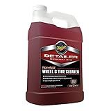 Meguiar's D14301 Non Acid Tire and Wheel Cleaner, Pre-Diluted, No Mixing Required Car Wheel Cleaner - 1 Gallon Wheel Cleaner 128 Fl Oz