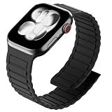 Arctime Silicone Magnetic Band Compatible with Apple Watch for 38mm 40mm 41mm 42mm 44mm 45mm 46mm 49mm, Sport Strap Soft Replacement Wristband for iWatch Ultra 3 2 1 Series 11 10 9 SE 8 7 6 5 4