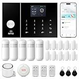 Alarm System for Home Security 24Pcs WiFi+GSM/4G Home Alarm System