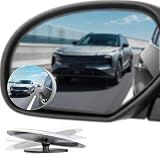 Blind Spot Mirrors 2 Pack, Frameless Side Mirror Blindspot Convex HD Glass