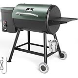 DAMNISS Pellet Smoker Grill Combo, 456 SQ.IN Cooking Area with PID Temperature Control (180-450°F) Electric BBQ Meat Grills & Smokers, Patio Backyard for Roast Outdoor