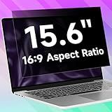 15.6 Inch 1920x1080 Laptop Privacy Screen Filter, Anti Blue Light Glare & Anti Scratch Computer Privacy Shield for 15.6" with 16:9 Aspect Ratio Laptop Portable Monitor
