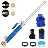 MIBIITTY Jet Nozzle for Garden Hose 2-in-1 Jet Nozzle High Pressure Hose Nozzle with 2 Different Nozzles and Hose Quick Connectors for Car Pet Garden Cleaning at home