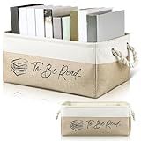 Marsui Book Lover Gifts TBR Book Storage Basket to Be Read List Storage Bin Bookish Accessories Bookworm Gift for Club Members Student Teacher Reading Accessories
