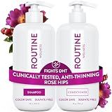 Routine Wellness Anti-Thinning Shampoo & Conditioner - Rose Hips