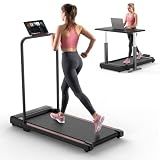 Walking Pad Treadmill for Home with Handle Bar Foldable Under Desk Terluxra