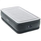 Intex Dura-Beam Deluxe 18" Twin Size Air Mattress with Built-in Pump