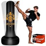 Vobab Freestanding Punching Bag for Adults, 70" Heavy Bag Inflatable Boxing Bag, Boxing Equipment Bag with Stand, Kickboxing Bag for Training Gym MMA Muay Thai Fitness